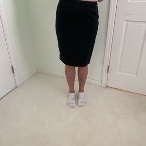 Classic Black Pencil Skirt